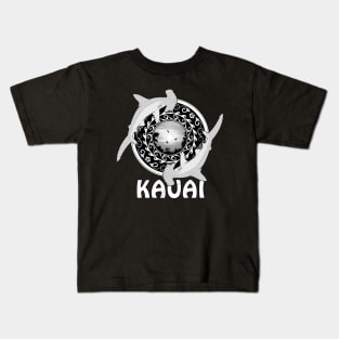 Kauai Scalloped Hammerhead Sharks Kids T-Shirt